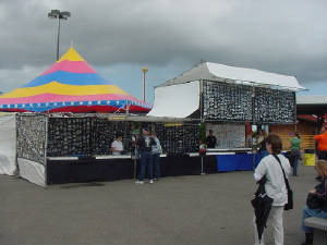 24 Banner setup at Large Fair